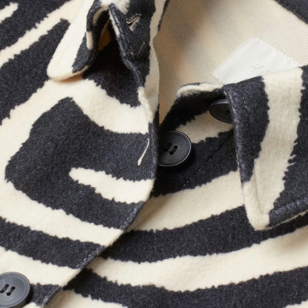 Zebra print oversized shirt jacket - Picture 4 of 4